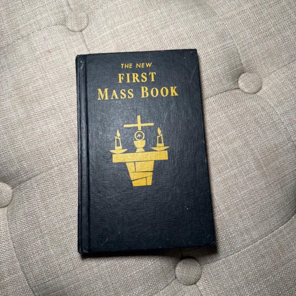 Vintage 1970 New‎ First Mass Book St Joseph Edition Catholic Book Publishing